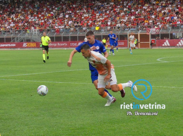 Roma Olympiakos, fine primo tempo: 1-1. A Pellegrini risponde Rodinei