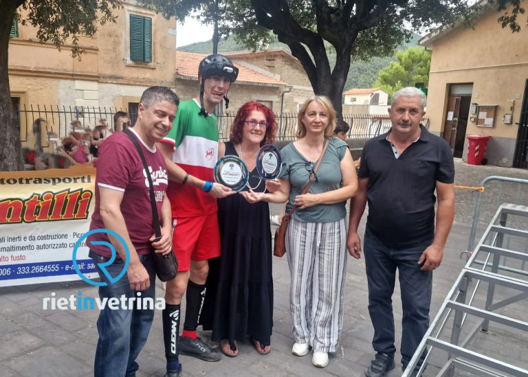 Diego Crescenzi premiato a Salisano