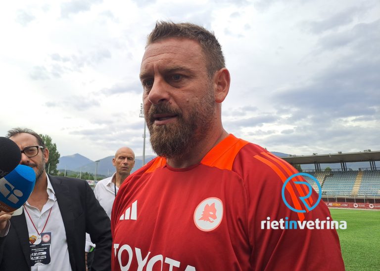 Daniele De Rossi: “Tifosi reatini fantastici. Grazie per l’accoglienza”