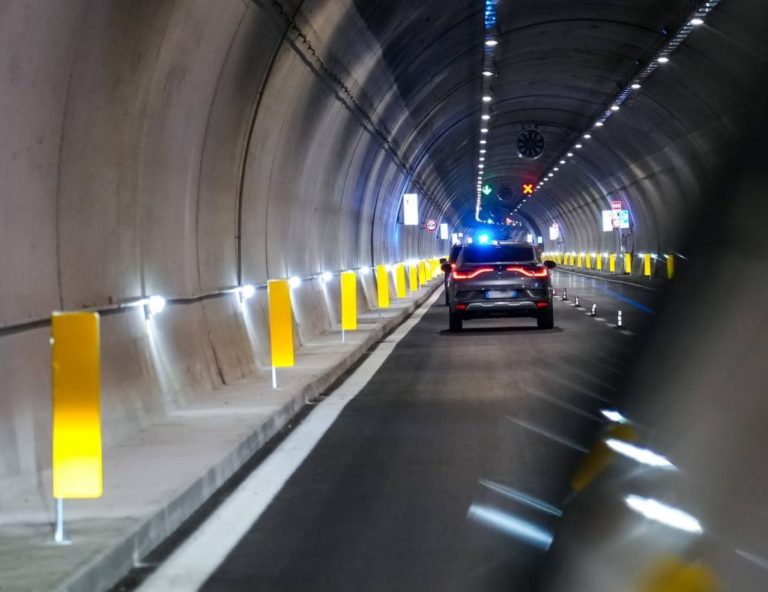 Riaperta al traffico direzione Roma la galleria Colle Giardino