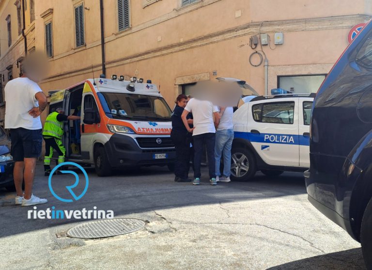 Donna investita in via Garibaldi a Rieti