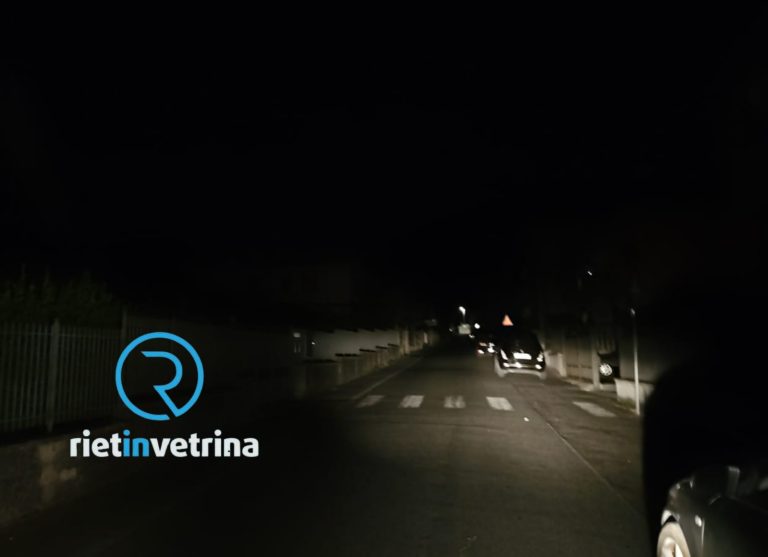 Contatori in fiamme, Piani Poggio Fidoni al buio per ripristino servizio