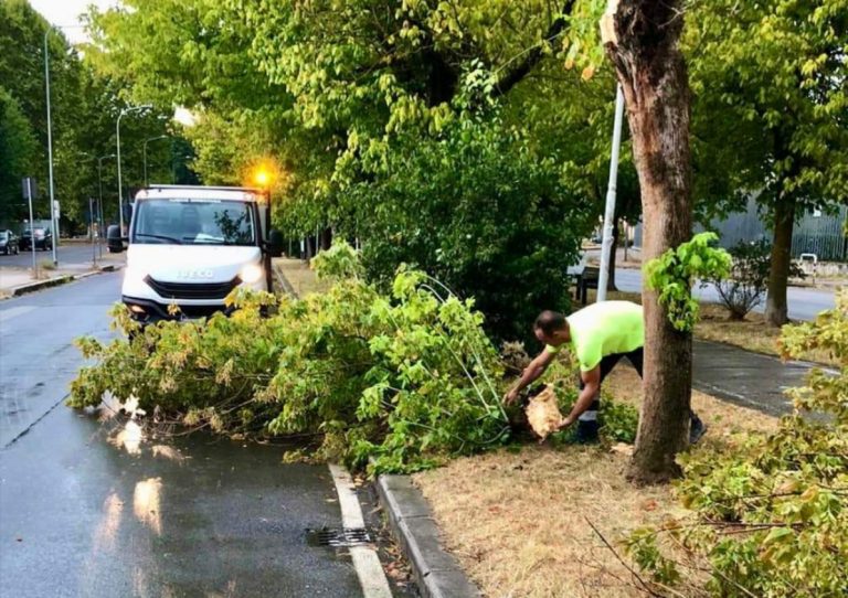 Maltempo Rieti, squadre del Settore al lavoro
