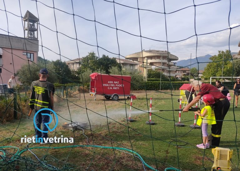 Piccoli pompieri crescono. A Campoloniano iniziativa per la festa di San Giovanni Battista