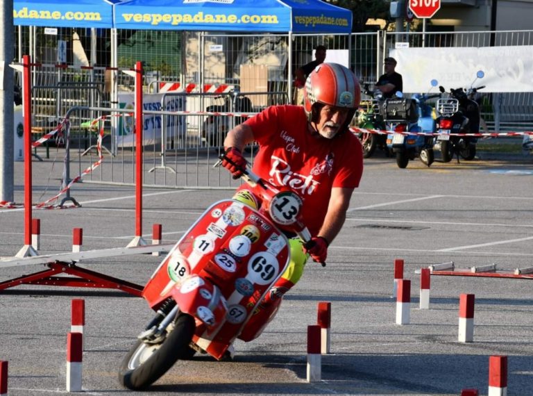 A Rieti la nona tappa di Coppa Italia di Gimkana in vespa: 50 i piloti in gara