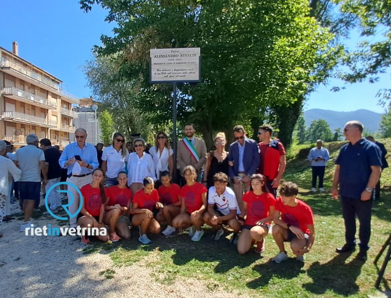 Intitolato ad Alessandro Rinaldi il parco di via Theseider