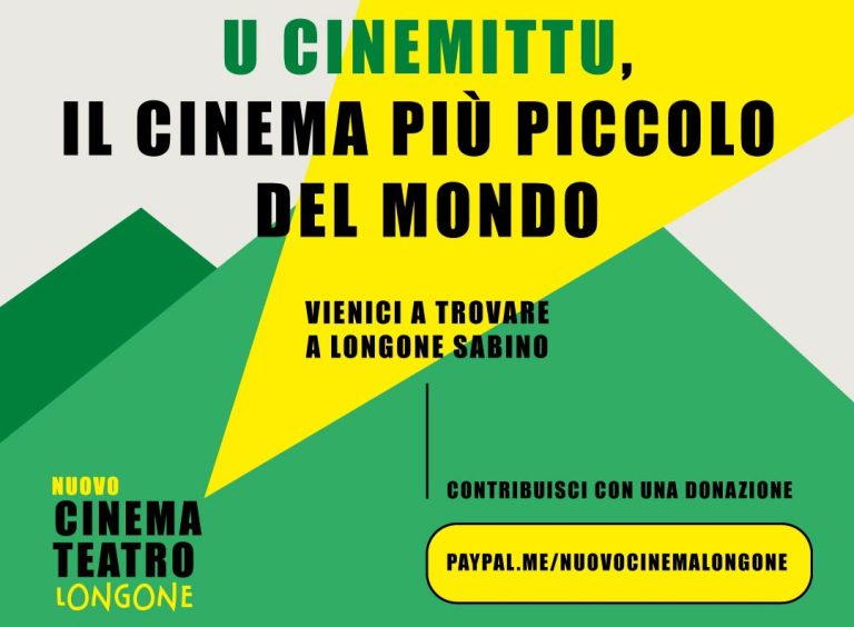 U Cinemittu’ apre le porte, Longone Sabino celebra il cinema più piccolo d’Italia