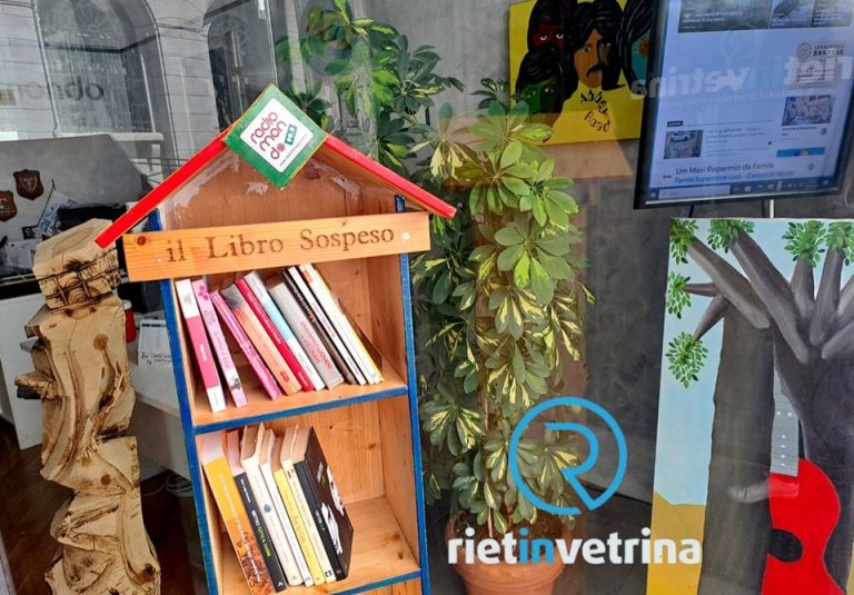 Da Rietinvetrina e Radiomondo è tornata la Casetta del Libro Sospeso