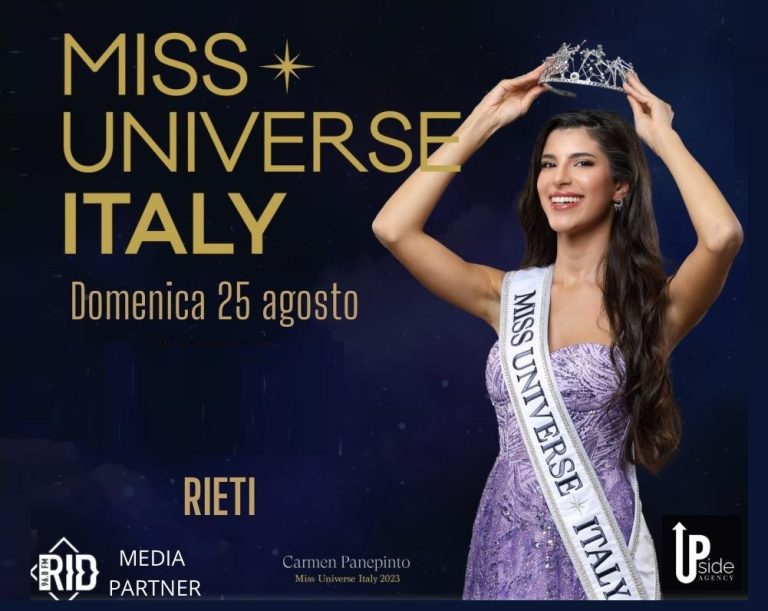 Miss Universo fa tappa a Rieti domenica 25 agosto