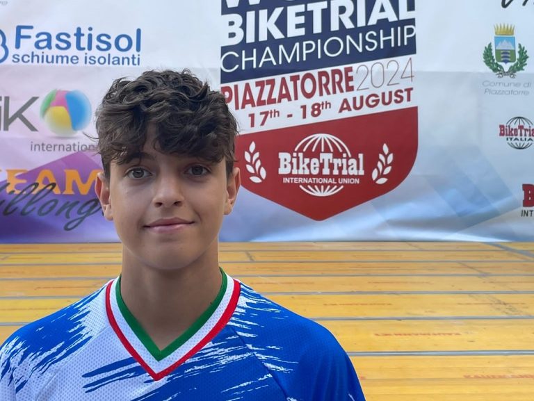 Medaglia d’argento per il reatino Nicholas Santacroce nel Campionato Italiano Bike Trial UISP 2024