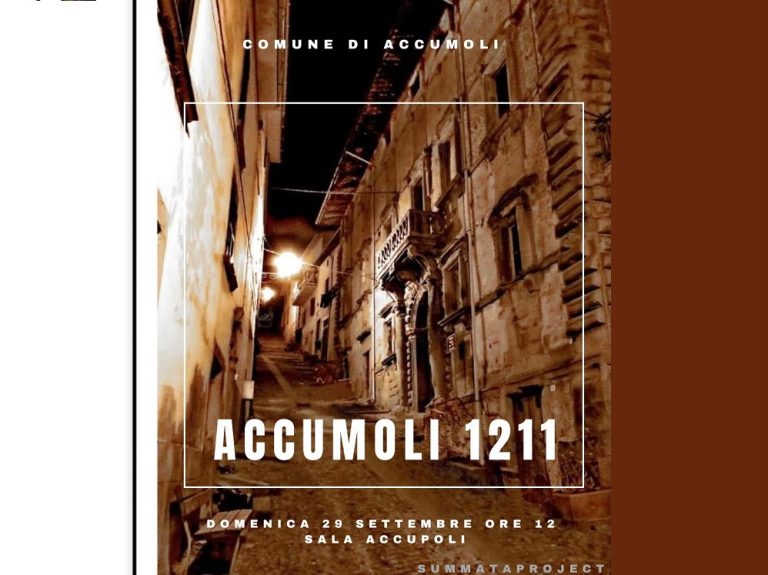 Il 29 settembre ad Accumoli la proiezione del cortometraggio “Accumoli 1211”