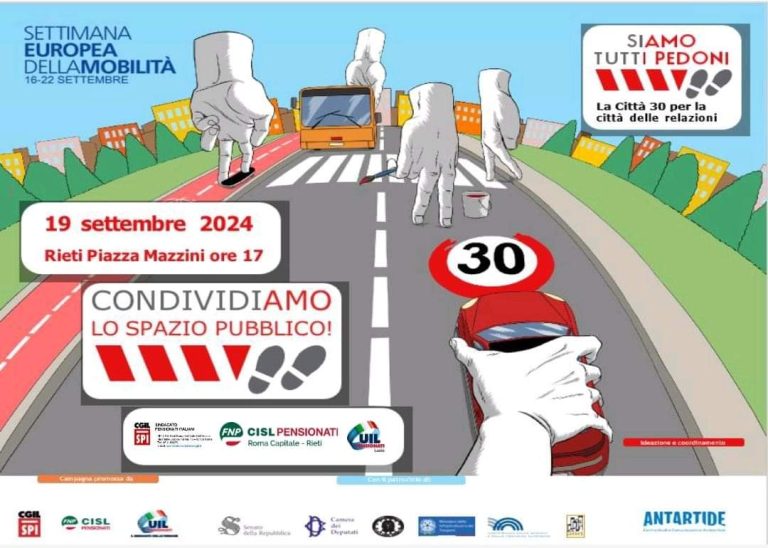 A Rieti si celebra la Giornata Europea della Mobilità