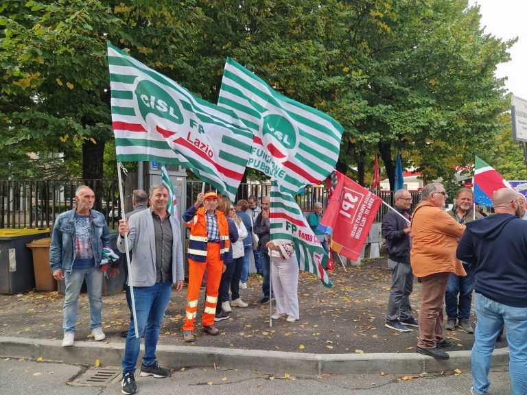 Presidio lavoratori ex Risorse Sabine. Le parole di Antonacci (FP CISL)