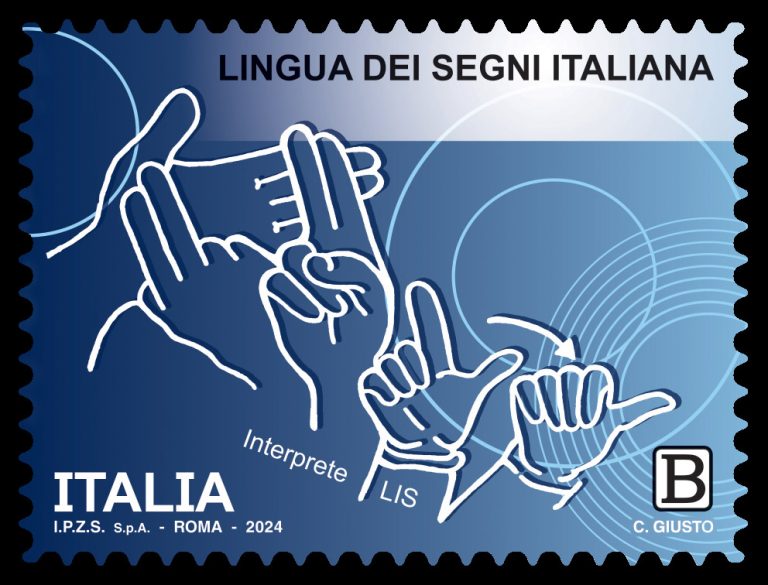 Emesso francobollo dedicato alla LIS, Lingua Italiana dei Segni