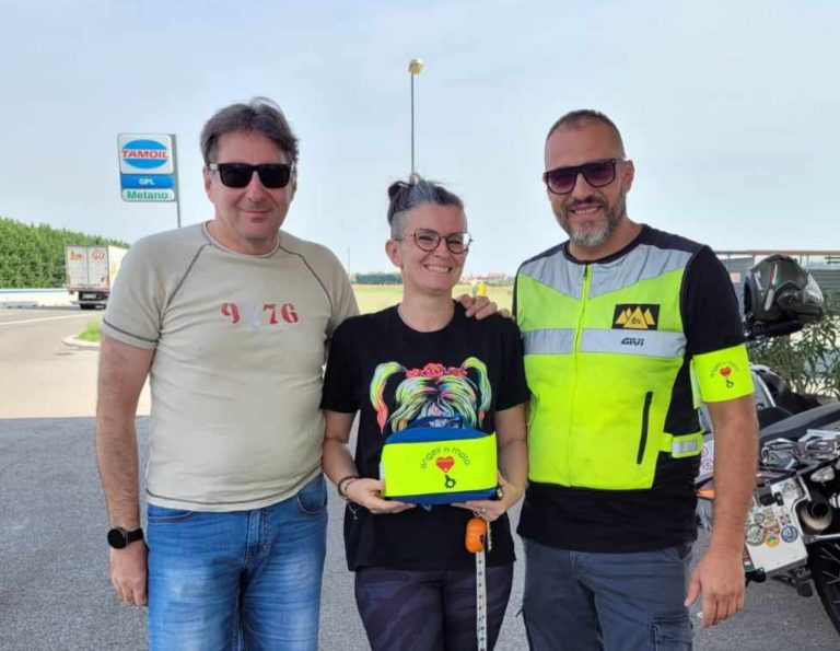 Staffetta del cuore da Rieti ad Asiago con “Gli angeli in moto”