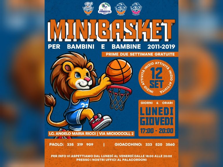 Ripartono i corsi minibasket targati NPC Rieti – La Foresta