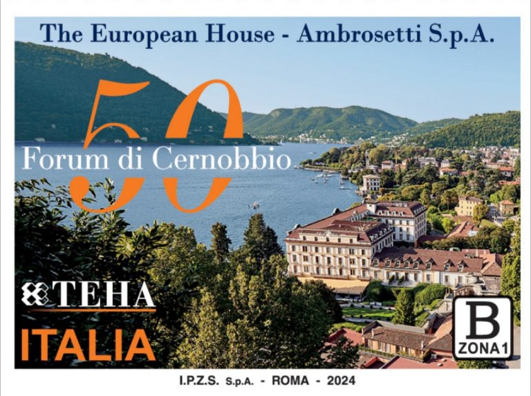 Emesso francobollo dedicato al Forum di Cernobbio