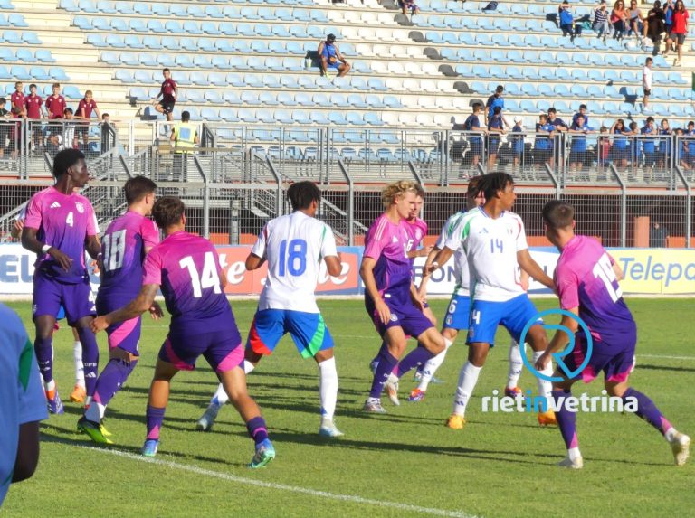 L’Italia U20 perde a Rieti 0-3 contro la Germania U20 – LE FOTO