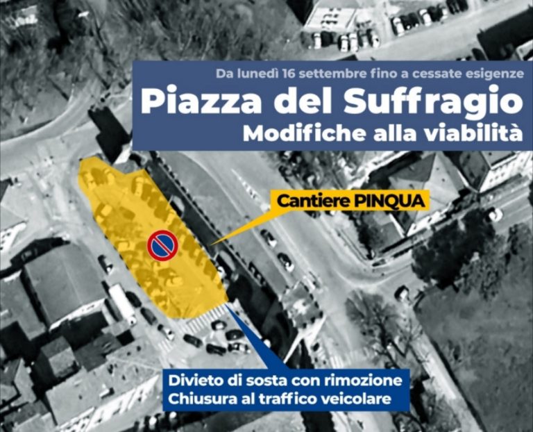 Avvio cantieri centro storico – MODIFICHE ALLA VIABILITÀ