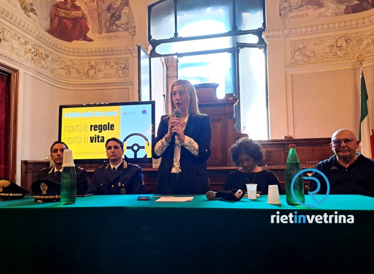 Presentata la campagna sulla sicurezza stradale promossa da Comune di Rieti e Cittadinanzattiva