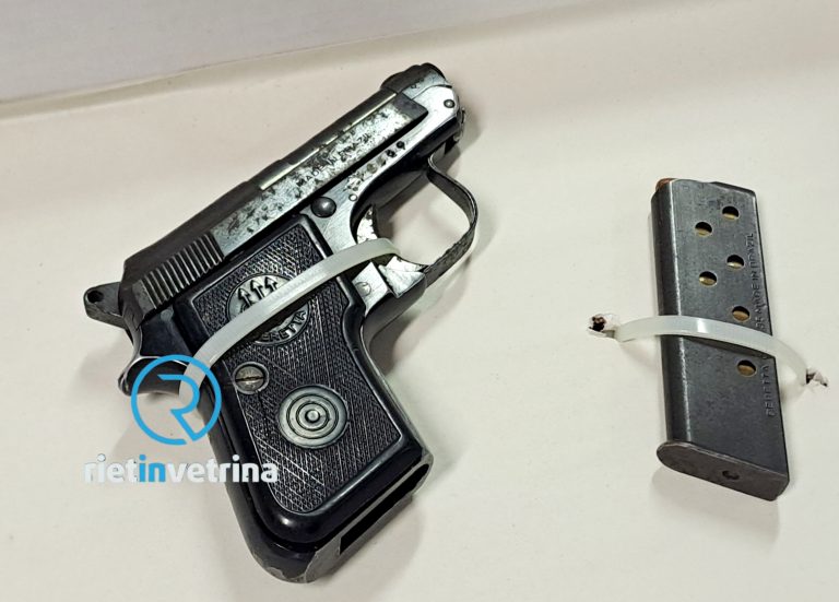 Arrestato molestatore trovato con una pistola con matrice abrasa. Era pronto a sparare