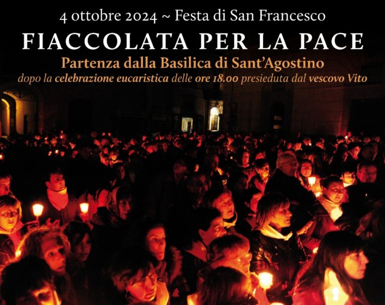 Il 4 ottobre a Rieti “Fiaccolata per la Pace” dedicata a San Francesco