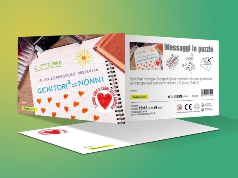 Festeggia la Festa dei Nonni con cartoline speciali. Il 2 ottobre serie di iniziative filateliche dedicate