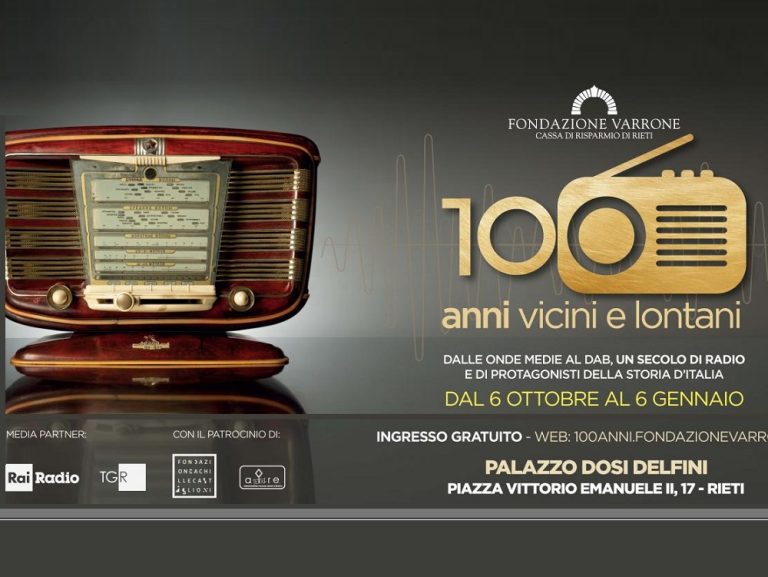 A Rieti la mostra “100 anni vicini e lontani. Dalle onde medie al dab, un secolo di radio e protagonisti della storia d’Italia”
