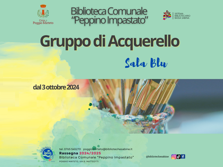 Con l’inizio di ottobre tornano alla Biblioteca di Poggio Mirteto alcuni degli appuntamenti tradizionali e curiose novità!