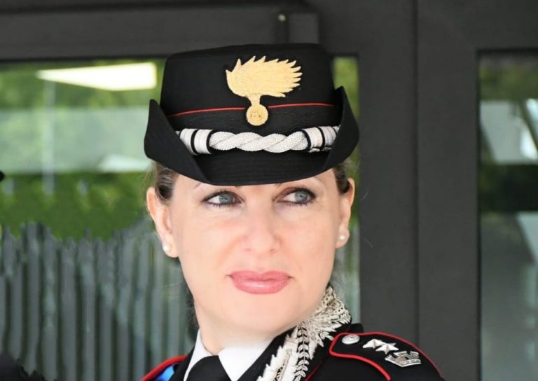 Il tenente colonnello Irene Davì lascia l’incarico di comandante del Gruppo Carabinieri Forestale di Rieti
