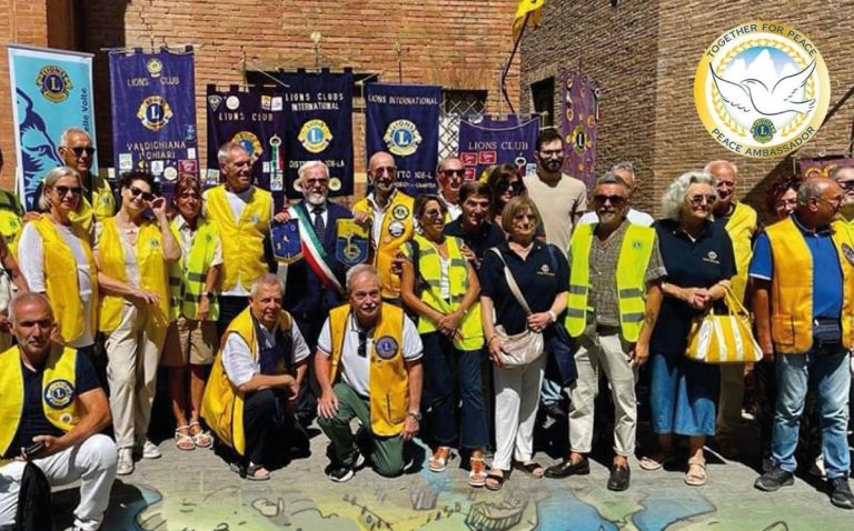 Lions Italia, arriva a Rieti la “Staffetta per la Pace” diretta a Roma