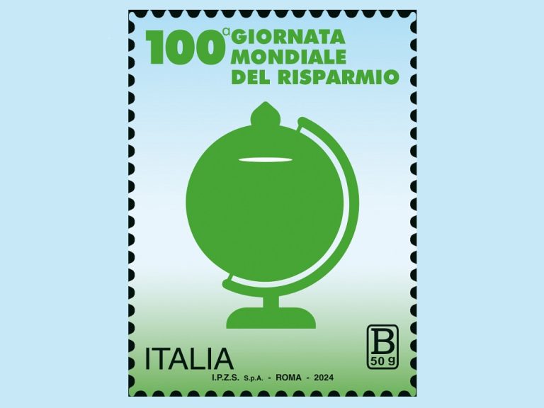 Emesso francobollo dedicato alla Giornata Mondiale del Risparmio