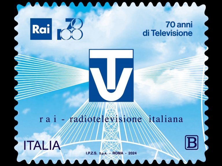 Il 1° ottobre emesso francobollo dedicato alla prima trasmissione TV