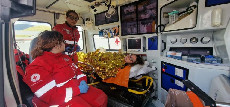 Esercitazione Croce Rossa ed ASL Rieti. Maiolati: “Saremo più efficaci ed efficienti” – LE FOTO