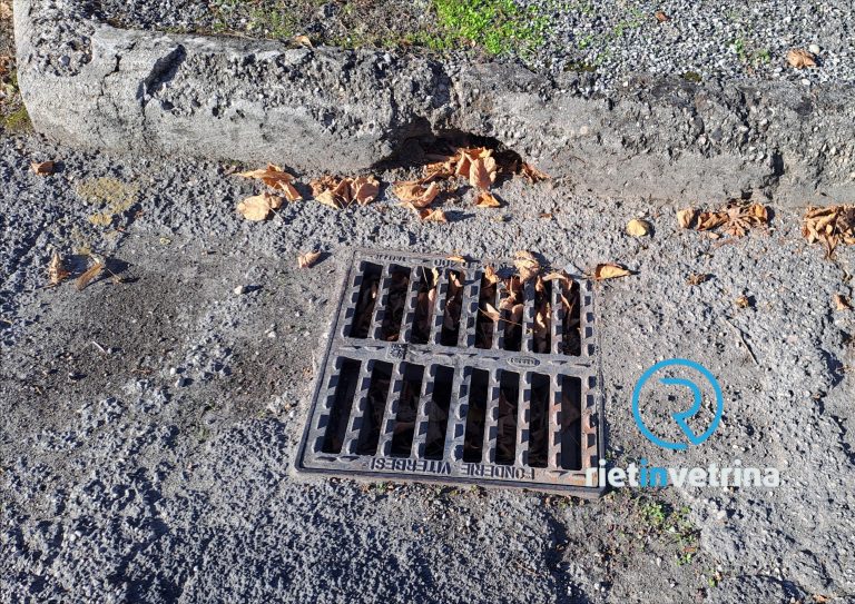 Dopo la pubblicazione su Rietinvetrina pulite le caditoie di via d’Acquisto a Rieti