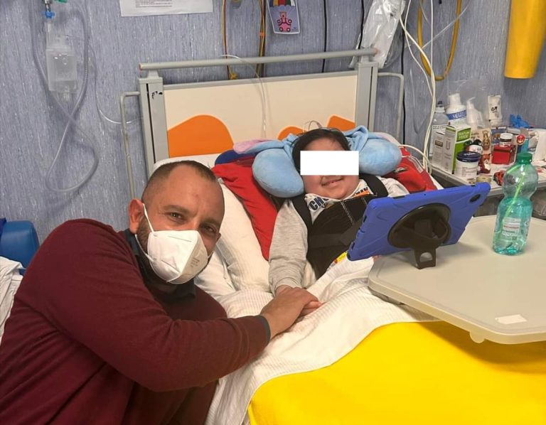 Al piccolo Salvo, ricoverato in ospedale, il saluto della comunità di Borgorose