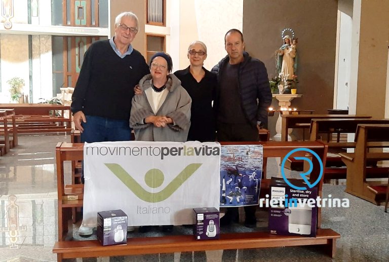 Donati due Scalda biberon e uno sterilizzatore alla Associazione Movimento per la Vita