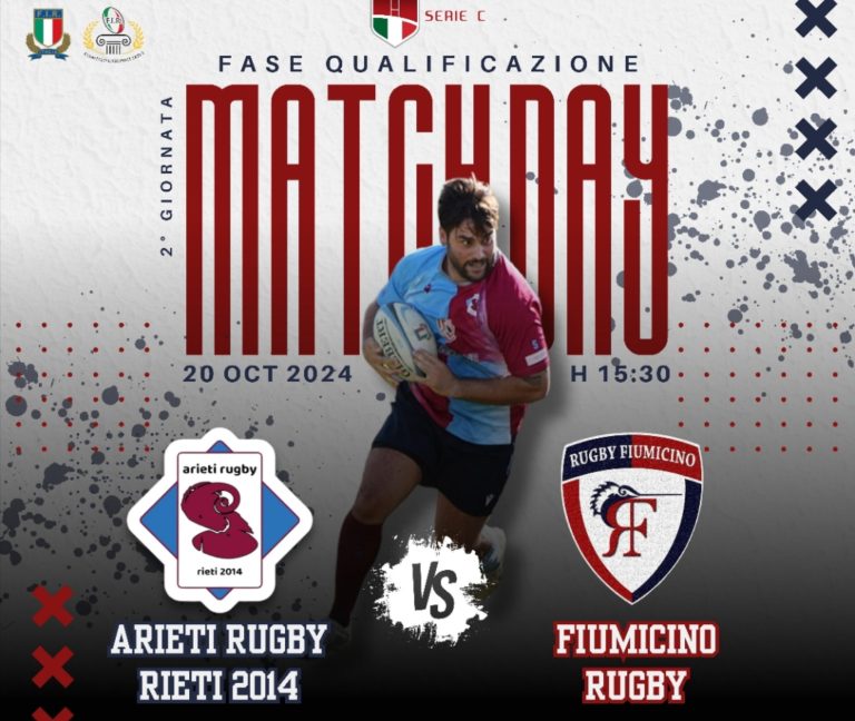 Gli Arieti Rugby Rieti ospitano il Fiumicino Rugby