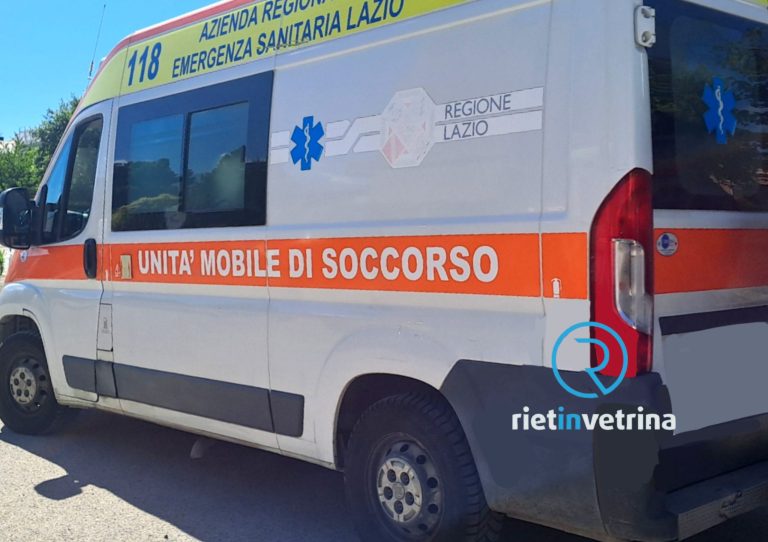 Esce di strada sulla via Tancia. Attimi di paura per un uomo