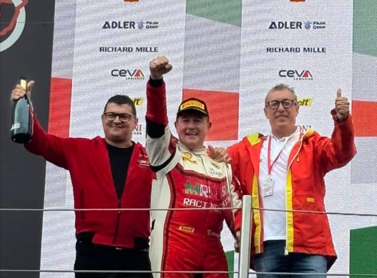 Il reatino Alessio Bianchetti nel team arrivato 2° nel Campionato Mondiale Ferrari Challenge 2024