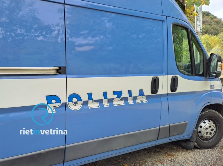 Evade dai domiciliari, pizzicato e bloccato dalla Polizia di Stato di Rieti