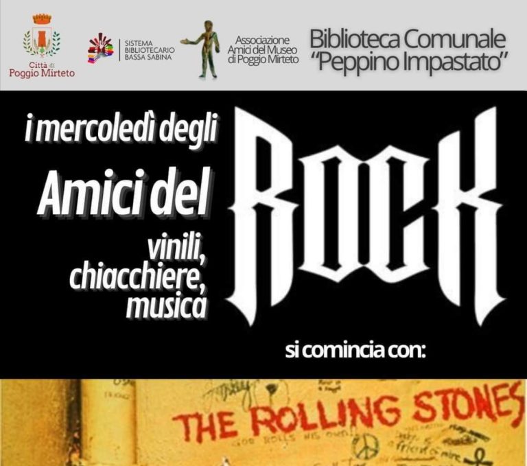 Alla Biblioteca di Poggio Mirteto tornano gli Amici del Rock