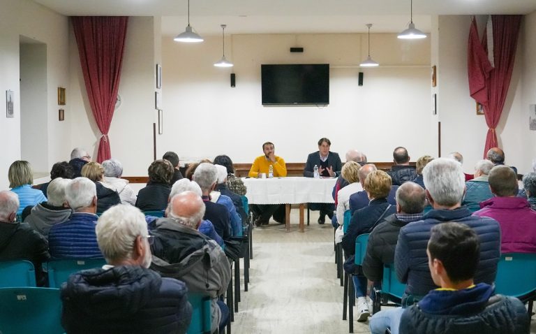 Il sindaco Sinibaldi, l’assessore Nobili e la consigliera Paris hanno incontrato la comunità di Sant’Elia e frazioni