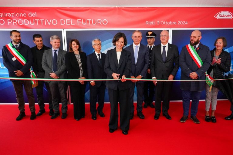 Inaugurato il nuovo polo farmaceutico biotech Takeda a Rieti. La nostra città al centro dell’innovazione biofarmaceutica globale