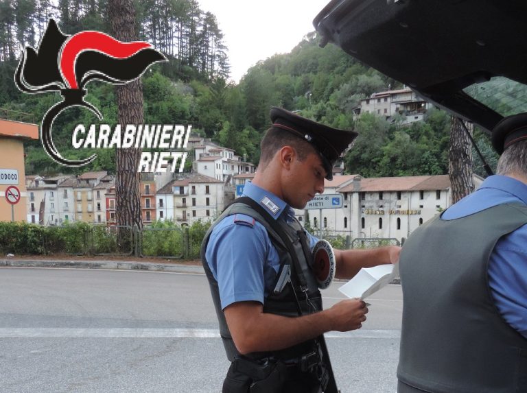 Antrodoco, straniero evade più volte dai domiciliari. Trasferito in carcere