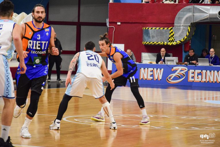 Seconda sconfitta di fila per la NPC Rieti. Vince Sant’Antimo: troppi errori per i padroni di casa
