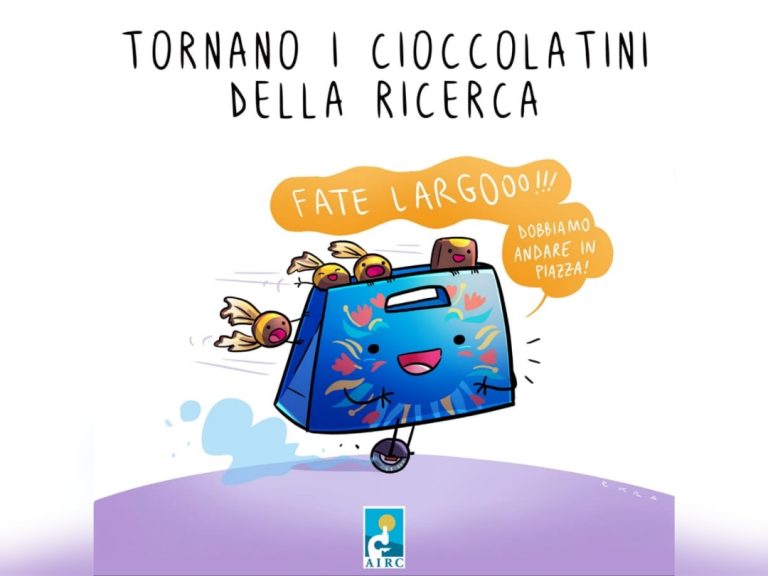 I cioccolatini AIRC tornano a Rieti il 9 novembre