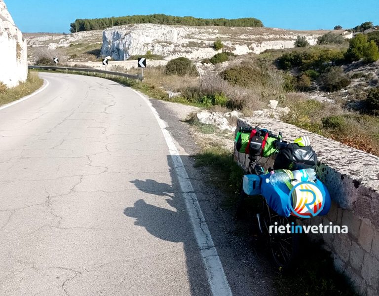 Il reatino Enrico Spallazzi ha raggiunto Leuca (Lecce) in bici. Missione compiuta!