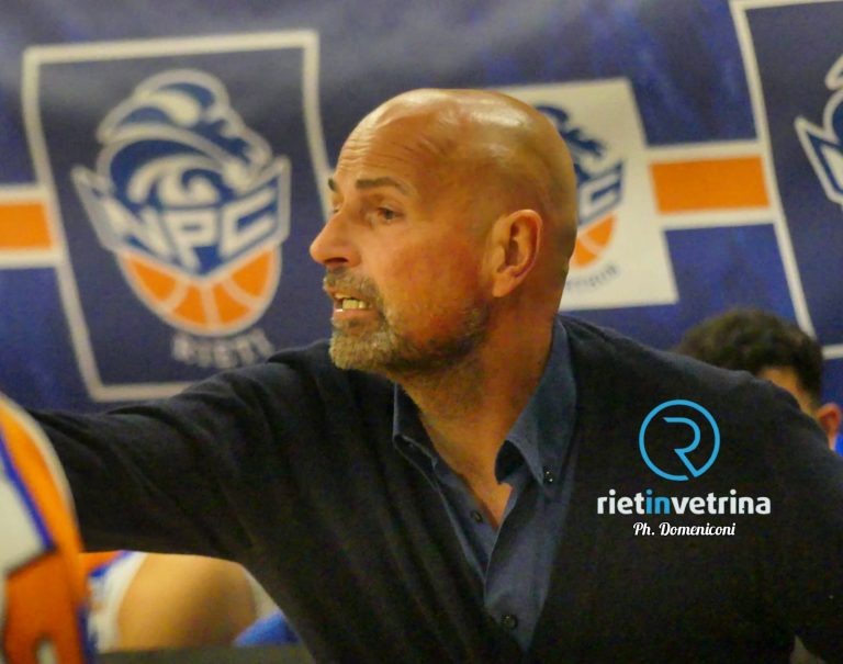 NPC Rieti, esonerato coach Antonio Paternoster