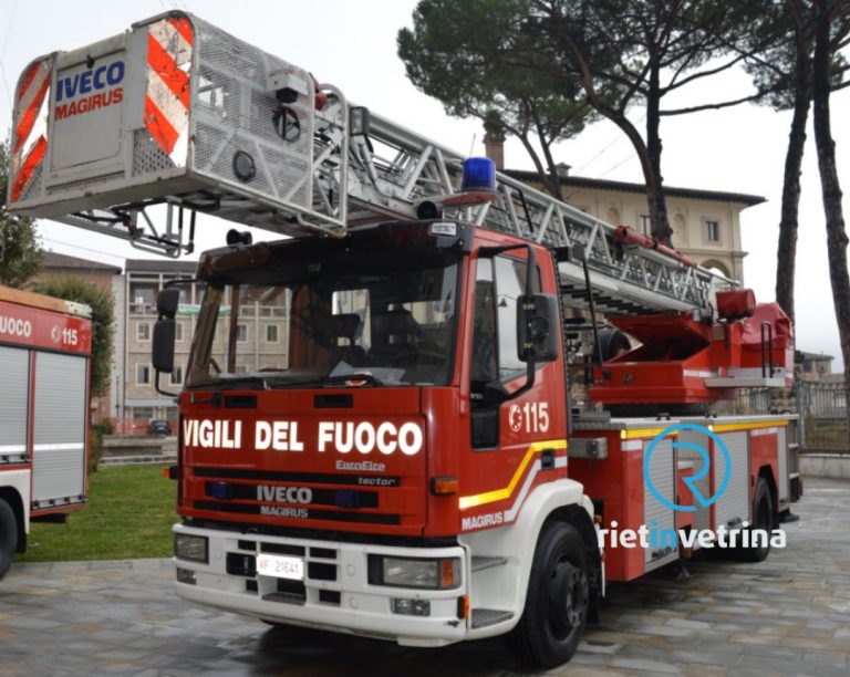 Maltempo, decine gli interventi dei Vigili del Fuoco tra Rieti e provincia